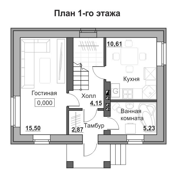 Планировка первого этажа