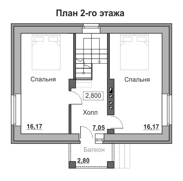 Планировка второго этажа